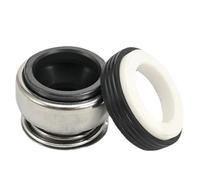 Guarnizione per albero con anello in ceramica e ca Tenuta meccanica a molla elicoidale singola for pompa acqua di circolazione 8-40mm(14mm 14P d7-28mm)