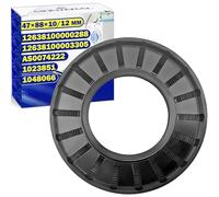 Guarnizione per Albero della Lavatrice 47x88x10/12 mm con Codice Originale 1023851 1048066 per Amica AS0074222 per Brandt 12638100000288 12638100003305 per Midea - MONTERAL