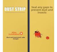 Guarnizione per anta dell'armadio con struttura rinforzata, barriera contro polvere e insetti, insonorizzante, per ante dell'armadio (D)