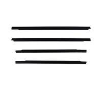 Guarnizione per Bagagliaio Auto Per Mitsubishi L200 Per Strada 4 Porte 1996-2002 4PCS Finestra Esterna Guarnizione In Gomma Impermeabile Pressione Cintura Stampaggio Trim