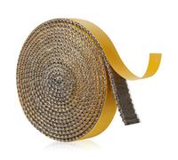 Guarnizione per Camino, 20mm x 3m x 3mm Autoadesiva Guarnizione per Vetro Camino Corda Camino Sostituzione Guarnizione per Forno Stufa a Legna per Caminetti Stufe a Legna (Grigio)