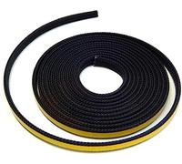 Guarnizione per camino, 3 m, diametro 8 x 2 mm, nastro di tenuta autoadesivo, adatto per diversi modelli di stufe Haas+Figlio