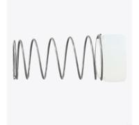 Guarnizione per compressore d'aria per set di cuscinetti, gomma + protezione del piede in metallo con molla, compatibile con compressori d'aria tipo 65/90/95/105, 15 mm/23 mm/25 mm/(23 mm)