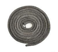 Guarnizione per corda antincendio in fibra di vetro, diametro 68 mm, lunghezza 2 m, per porte di stufe, compatibile con stufe a legna, caldaie e forni industriali (8 mm)