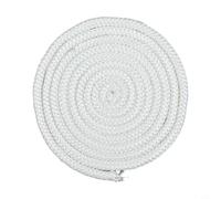 Guarnizione per corda in fibra di vetro, lunghezza 2 m, guarnizione ignifuga ad alta temperatura per la manutenzione del bruciatore a legna (8 mm)