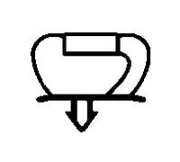 Guarnizione per figorifero 10071 magnetica ad incastro dim. 730 x 710 mm