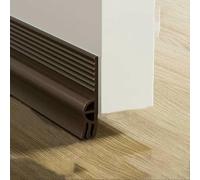 Guarnizione per finestra autoadesiva a triplo spessore, antivento, antipolvere, anti-insetti, antivento, anti-polvere, anti-insetti, altezza 28/50 mm, marrone, 1 m