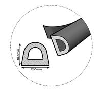 Guarnizione per finestra guarnizione per porta autoadesiva guarnizione in gom...