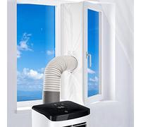 Guarnizione per finestre per climatizzatori mobili,asciugabiancheria e asciugatrice, Hot Air Stop per il fissaggio su finestre, lucernari, finestre ad alette, Airlock, climatizzatore, 400 cm