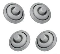 Guarnizione per indicatore di pressione wmf Perfect Plus, confezione da 4 pezzi, set di rondelle in silicone per alimenti, anello di tenuta grigio
