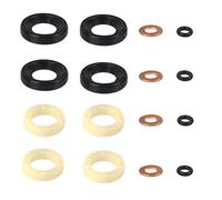 Guarnizione per Iniettori 1.6 HDI 16 Pzs Kit Guarnizioni Iniettori OctBird Guarnizioni O Ring Iniettori, Kit di Rondelle per Guarnizioni Degli Iniettori Compatibili con Fiat/Volvo/Peugeot/BMW/Ford