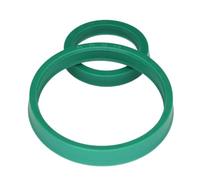 Guarnizione per olio a pressione, PU Cilindro idraulico Stelo pistone Doppio labbro Paraolio O-ring Verde 8-250mm Confezione da 280(8Pcs 14x20x5.7)