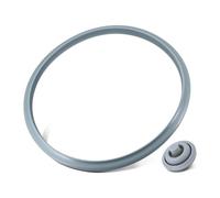 Guarnizione per pentola a pressione per WMF 22 cm - con guarnizione valvola, materiale in silicone, set di parti di ricambio per WMF Perfect e Silit Sicomatic 3 L 4,5 L 6,5 L 8,5 L, facile da