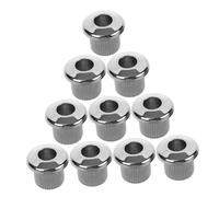 Guarnizione per Pirolo della Chitarra 10 Pezzi Argento Abs | Sostituzione 10mm, Facile da Portare e Cambiare, Distanziatore per Accordatore, Accessorio per Riparazione