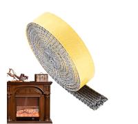 Guarnizione per porta a pellet,Guarnizione di ricambio per in fibra di - Resistente al calore Nastro di scambio per tubo di scarico camera di combustione forno interno appartamento