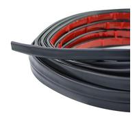 Guarnizione per porta, autoadesiva, colore nero, 8 m, guarnizione flessibile, in gomma, impermeabile, per finestre, in gomma