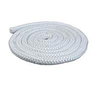 Guarnizione per porta del forno, in fibra di vetro, 2,5 m, per stufe a legna a pellet, camino, forno industriale, caldaia, camino, cavo rotondo di ricambio (2,5 m x 16 mm)