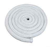 Guarnizione per porta del forno, in fibra di vetro, per varie applicazioni, tra cui forni industriali e caldaie (2,5 m x 16 mm)
