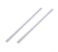 Guarnizione per porta della doccia, 2 pezzi, 50 cm, deflettore d'acqua compatibile con vetro, facile da tagliare (23 mm)