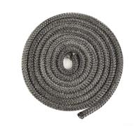 Guarnizione per porta della stufa, corda in fibra di vetro per porte della stufa a legna, diametro 68 mm x lunghezza 2 m, adatta per bruciatori a legna, stufe a pellet e porte della caldaia (6 mm)