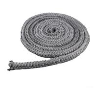 Guarnizione per porta della stufa del camino corda di tenuta realizzata in materiale in fibra di vetro per fornire una tenuta stretta di perdita di calore e fuga di fumo per bruciatori a legna (6 mm x