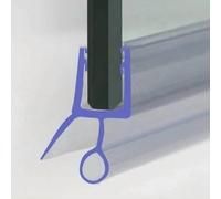 Guarnizione per porta doccia in PVC, strisce di tenuta per doccia, per vetri da 4-6 mm, fessura 23,0 mm, colla, guarnizione impermeabile n. 40 n. 50, fessura 10 mm, 1 pz. 50 cm