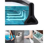 Guarnizione per Porta Doccia in Silicone per Bagno, per stanze umide, per Evitare Il traboccamento dell'Acqua | Striscia Impermeabile autoadesiva e Pieghevole per la separazione tra Umido e Asciutto