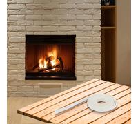 Guarnizione per porta forno a pellet con elevata stabilità termica, 12 x 3 mm, disponibile in diverse lunghezze (200 cm)