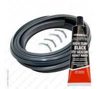 Guarnizione per Porta Forno Universal 4, 3, Lato Fornello Alto Temperatura Colla