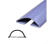 Guarnizione per porta in silicone, resistente al calore, 1 m, colore | Per silicone morbido per la parte superiore, base in PVC rigido, vestibilità flessibile, nessun danno al pavimento