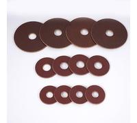 Guarnizione per rondella in bachelite fenolica da 100 pezzi M2-2.8 Spessore rondella per alte temperature 0.3/0.5mm-2.1x5 mm, spessore 0.3 mm