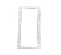 Guarnizione per skimmer per piscina a bocca larga a forma di farfalla per piscine fuori terra Hayward SPX1091GW, SP1091LX e SP1091WM Dyna-Skim - Silicone, resistente alle perdite, bianco (1 pz)