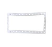 Guarnizione per skimmer per piscina, guarnizione per skimmer a bocca larga, 35 x 19 cm, adesivo flessibile per spa, design a prova di perdite, facile installazione supporti per nuoto, manutenzione