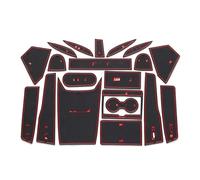Guarnizione Per Slot Per Porte Antiscivolo Per Auto Per Haval Per Hover H6 2021 2022 Tappetino Antiscivolo Impermeabile Accessori Per Interni Coaster Inserto portabicchieri(RED-L1)