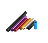 Guarnizione per staffa rotonda in alluminio colorato M2 M2.5 da 10 pezzi, perni con manicotto filettato, dado anodizzato,D'oro,M2x10mm