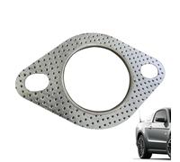 Guarnizione per tubo di scarico, guarnizione di ricambio a 2 fori, guarnizione flangia - alta temperatura grafite 2 fori, guarnizione di interfaccia per tubi di scarico, downpipe, parti di modifica