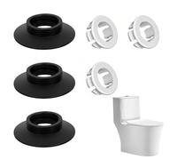 Guarnizione per valvola di scarico compatibile con cassetta WC Ideal Standard, 3 pezzi, valvole di scarico Armitage Shanks SV01967, kit di ricambio, guarnizione e clip per valvola di scarico di