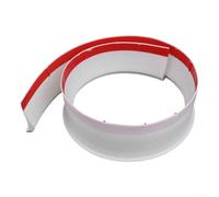 Guarnizione per vasca da bagno in silicone per bordo del pavimento della doccia, bordo perimetrale, bordo della vasca da bagno e installazione della barriera dell'acqua della base del WC