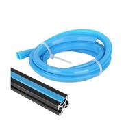 Guarnizione piatta da 10 m 6 mm/8 mm/10 mm for profilo in alluminio serie 20/30/40/45/50/60, copertura/pannello for slot morbido for stampante 3D(Blue,8mm 30 or 40 series)