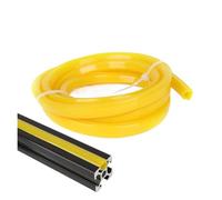 Guarnizione piatta da 10 m 6 mm/8 mm/10 mm for profilo in alluminio serie 20/30/40/45/50/60, copertura/pannello for slot morbido for stampante 3D(Yellow,10mm for 45 series)