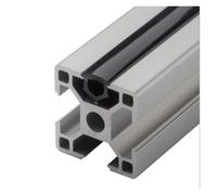 Guarnizione piatta da 5/10 metri da 6 mm/8 mm for profilo in alluminio EU serie 20/30/40, copertura/pannello for slot morbido, estrusione for stampante 3D(schwarz,10M,8mm 30 or 40 series)