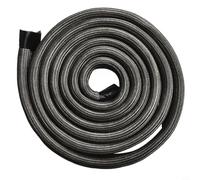 Guarnizione piatta e rotonda in fibra di vetro da 10 mm, lunghezza 2 m, adatta per stufe domestiche e forni, fornisce protezione contro calore e perdite