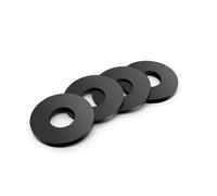 Guarnizione piatta H1,5 mm M2-M42 Gomma nitrilica siliconica fluorurata NBR VMQ FKM Resistente all'usura Antiurto Sigillante impermeabile(ID3xOD5-50pcs)