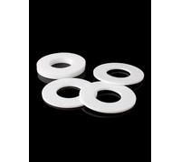 Guarnizione piatta in PTFE da 20 pezzi for manometro - Diametro interno 31,5-60 mm, soluzione di tenuta ad alta temperatura(32x38x1.5mm)