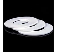 Guarnizione piatta in PTFE da 20 pezzi for manometro - Soluzione sigillante for giunti di tubi dell'acqua, diametro interno 31,5-60 mm,(60x70x1.5mm)
