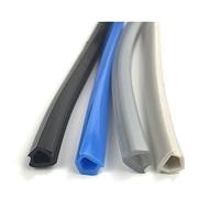 Guarnizione Piatta In PVC, Supporto For Pannello For Accessori For Stampante 3D Con Profilo In Alluminio 2020, Copertura For Slot Da 5/20/50 Metri(20 METER,Black 8mm slot width)