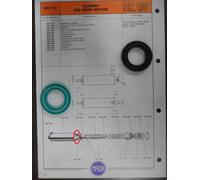 GUARNIZIONE PISTONE CILINDRO PER FRENO MOTORE FIAT 619 684 697 MADA 252180