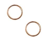 Guarnizione placcata in rame for tubo di scarico for moto da 40 * 32 mm, adatta for YMH FZ750 1985-1994, FZR750 1987-1988, FZX750 1987-1989, modello di ricambio(2pcs)
