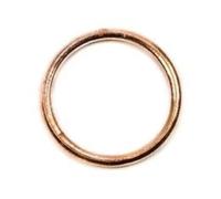 Guarnizione placcata in rame for tubo di scarico for moto da 40 * 32 mm, adatta for YMH FZ750 1985-1994, FZR750 1987-1988, FZX750 1987-1989, modello di ricambio(1pc)