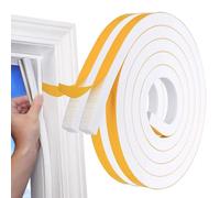 Guarnizione Porta Antispiffero | Nastro Porta 5 Metri | Adesivo Resistente Impermeabile Isolante Acustico Schiuma Per Finestra Pavimento Bagno Parabrezza Casa Telaio